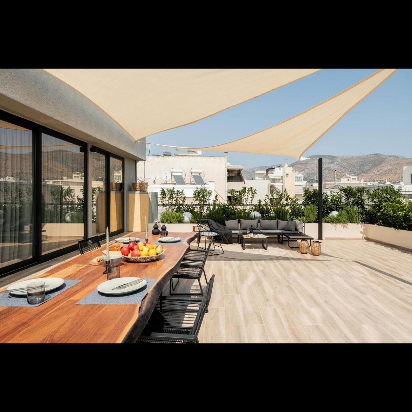5Bd Luxury Penthouse With Sea View Apartment Athens Exterior photo